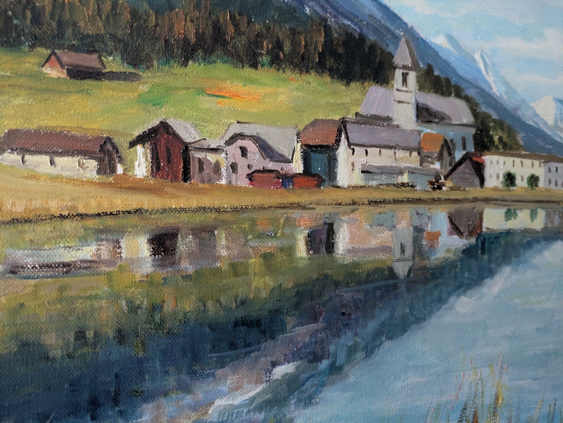 Dipinti: Ölgemälde Tarasp – Usato da St. Gallenkappel venduto da brother707 2