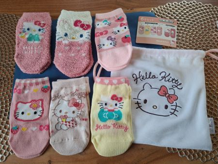 Official Sanrio Hello Kitty 6socks/Socken/15-20cm/girls/new!