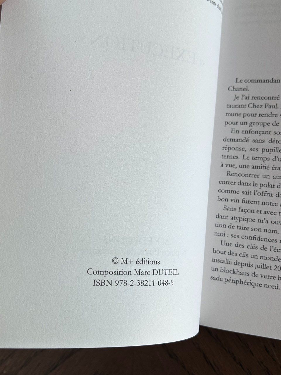 Libri: Libro "Exécution" di Pascal Marmet – Usato da Giubiasco venduto da LorisVale 4