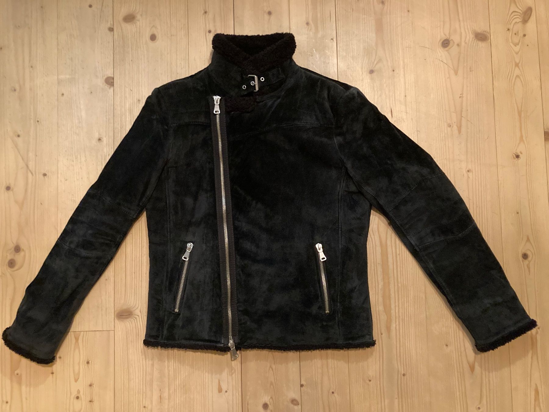 Giacche: warme Wildlederjacke JOFAMA schwarz – Usato da Sursee venduto da Auktion29