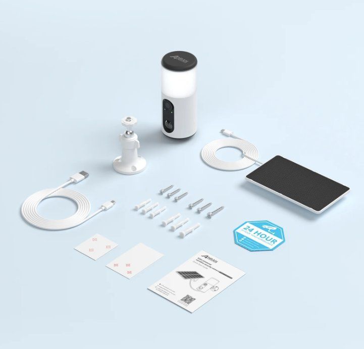 Sistemi d'allarme: 2K Solar Flutlicht Überwachungskamera – Nuovo e nell'imballaggio originale da Geneve venduto da Titi2008 9
