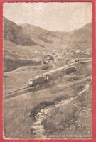 Andermatt mit Furka-Oberalp-Bahn - 1950