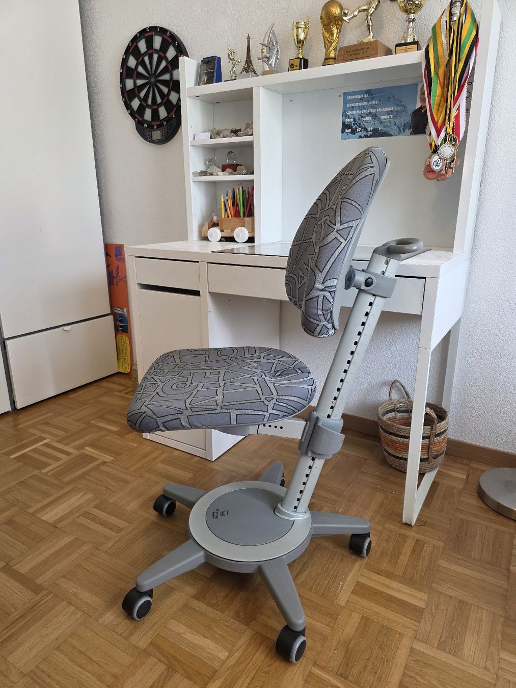 Moll Sedie: Moll Maximo Forte Kinderstuhl grau – Usato da Schwerzenbach venduto da Sunnymen1 1