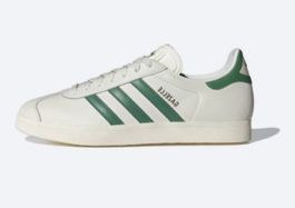 Adidas Gazelle off white Collegiate Green (41 1/3) - NEW!