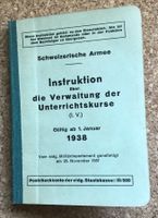 SCHWEIZER ARMEE INSTRUKTION 1938