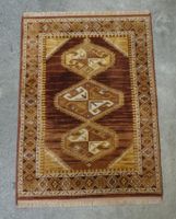 Vintage Teppich dekorativ/strapazierfähig 100cmx135cm 1970er
