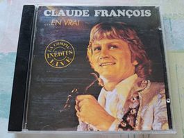 Cd Claude François en vrai -.La compil inédits Live