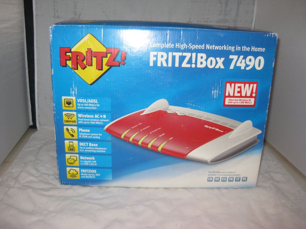 Fritz Box 7490. VDSL / ADSL Kaufen auf Ricardo
