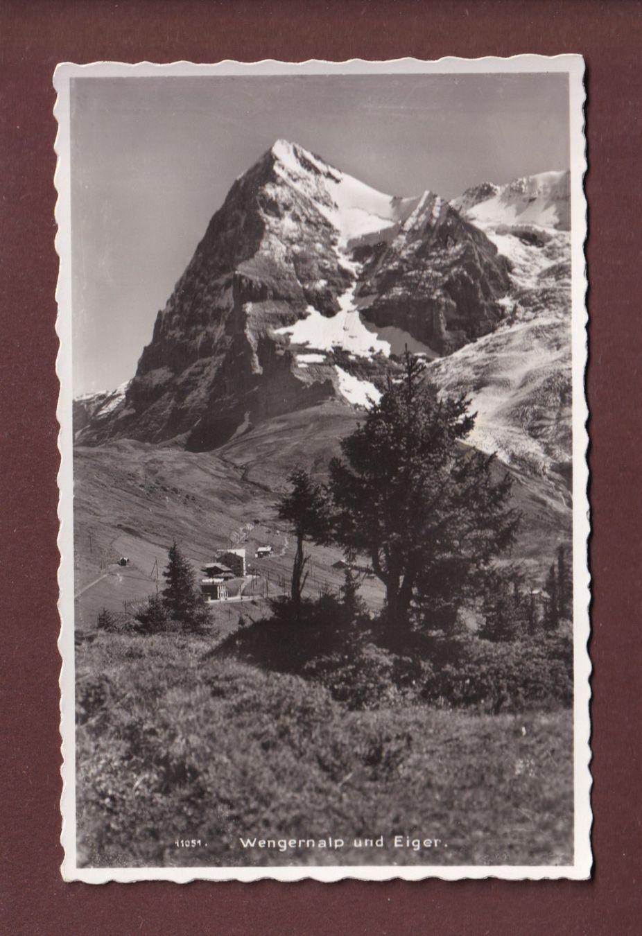 Ansichtskarten: WENGERNALP - Eiger - 1942 – Gebraucht aus Pully von nicecards-shop