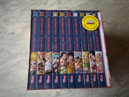 One Piece Manga Box 3 Dressrosa, Carlsen, Komplett!