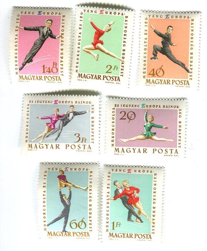 Tutti i francobolli: Briefmarken "Eiskunstlauf". Ungarn. – Nuovo e nell'imballaggio originale da Basel venduto da Butsch5