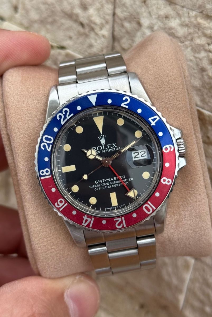 Rolex Orologi: Rolex GMT Ref.: 16750, top Zustand – Usato da Chur venduto da lucretiawatches