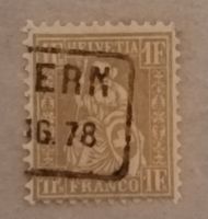 1903) 36, Sitzende Helvetia Bahnstempel Kt 170