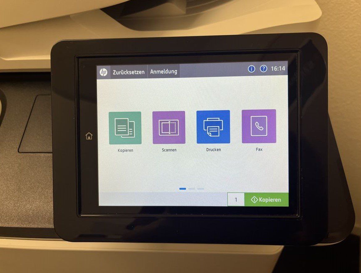 Hewlett Packard Drucker: HP Color LaserJet MFP E77825dn, Top A3 MFP – Gebraucht aus Glattbrugg von copytron 4