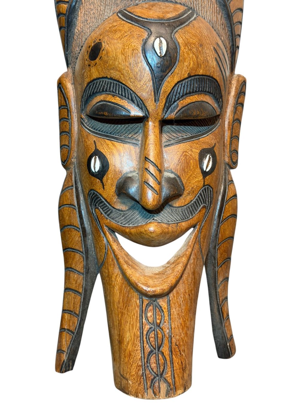 Internationale Kunst: Masque africain traditionnel en bois, parfait état! – Gebraucht aus Morges von vintix 1
