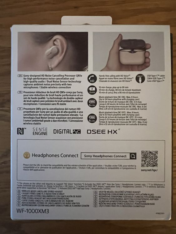 Sony 1000XM3 wireless noise cancelling in ear headphones 2