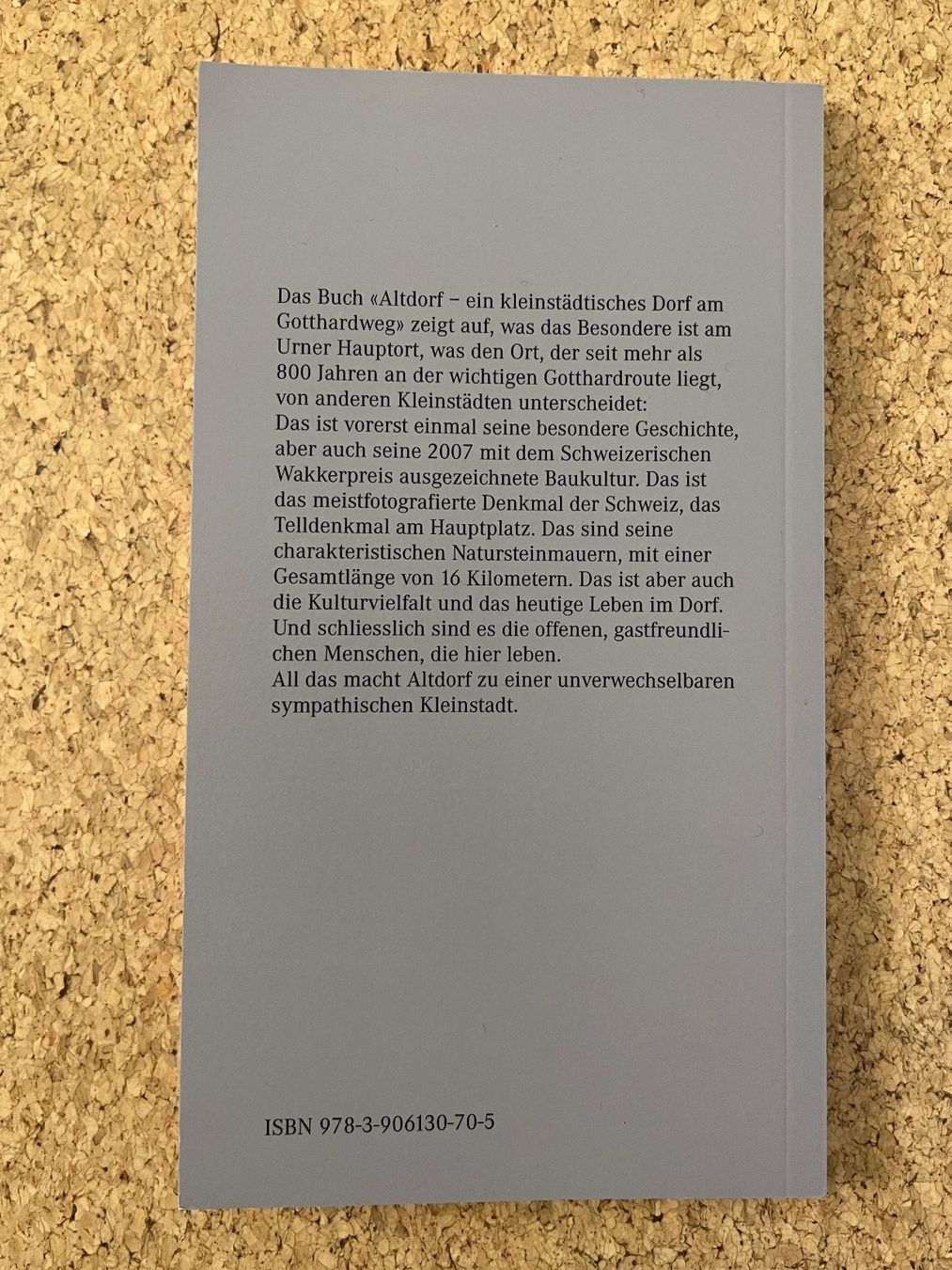 Bücher: Buch "Altdorf - ein kleinstädtisches Dorf am Gotthardweg" – Neu (gemäss Beschreibung) aus Grosswangen von Vita500 1