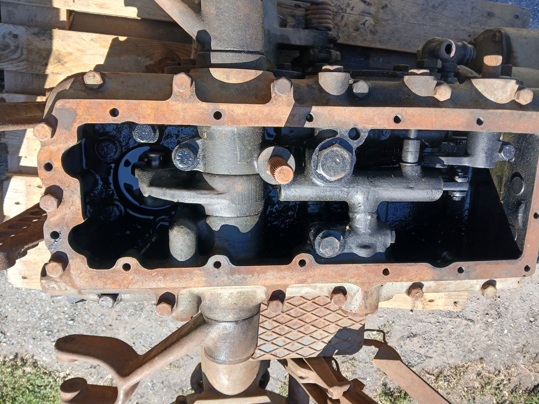 Hürlimann Trattori: Hürlimann Getriebe Ersatzteilspender – Usato da Landquart venduto da Tractospeed01 9