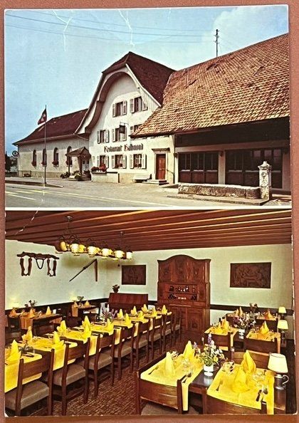Cartes postales: Ansichtskarte Restaurant Halbmon Egerkingen (ungelaufen) – D'occasion à Spiez par gwaagg-