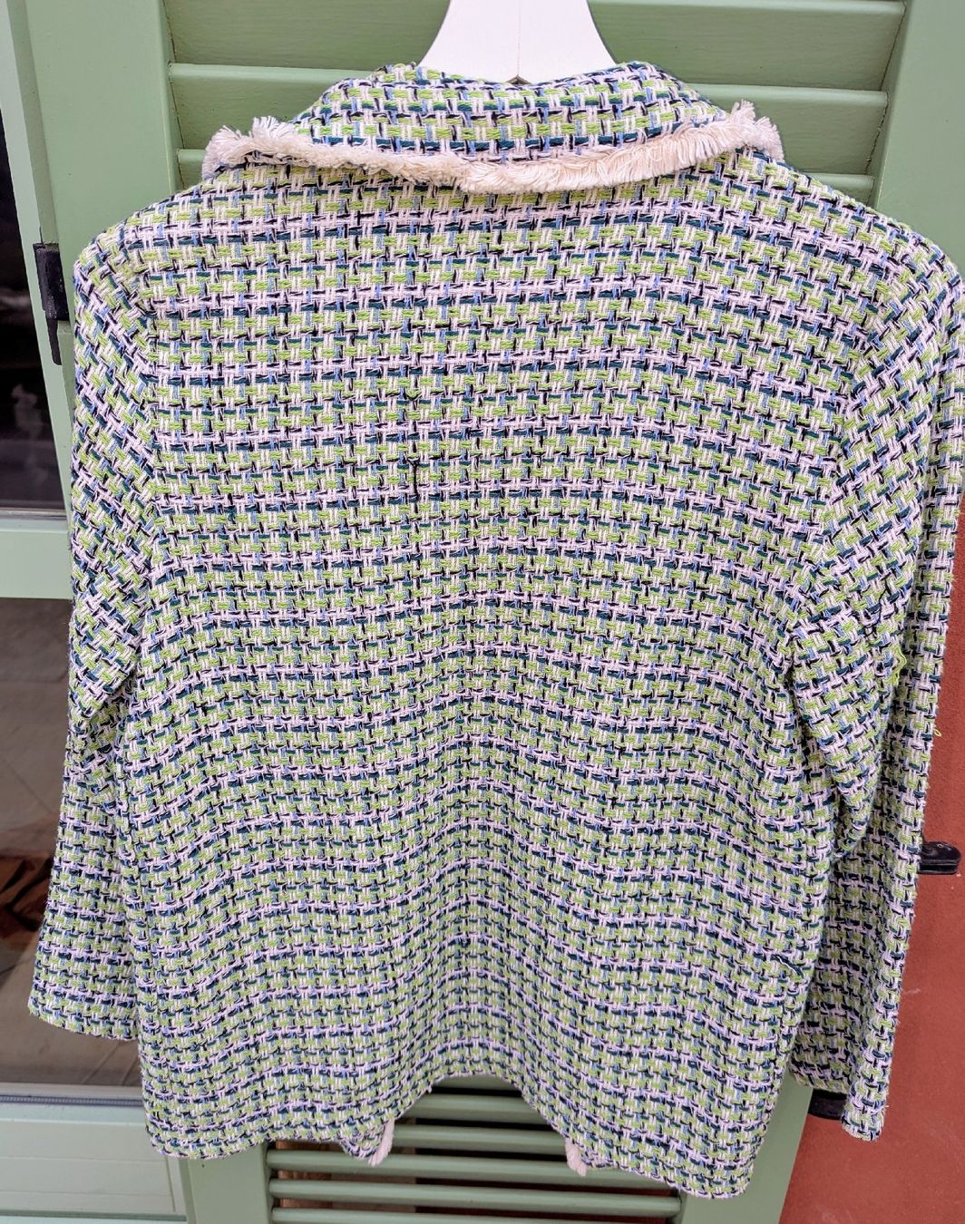 Giacche: Baumwoll-Blazer in Bouclé-Optik - Größe S - NEU – Nuovo e nell'imballaggio originale da Altendorf venduto da Eistoelter 3