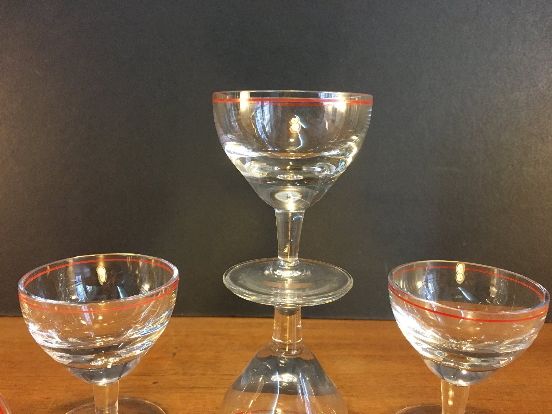 Bicchieri: Vintage 6 Gläser, ca. 7 cm. hoch – Usato da Schaffhausen venduto da vintageville 6
