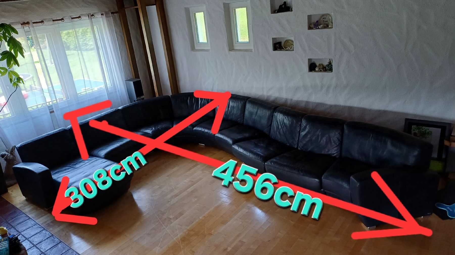 Divani: Sofa de sede Ledersofa riesig – Usato da Degersheim venduto da Alphi 5