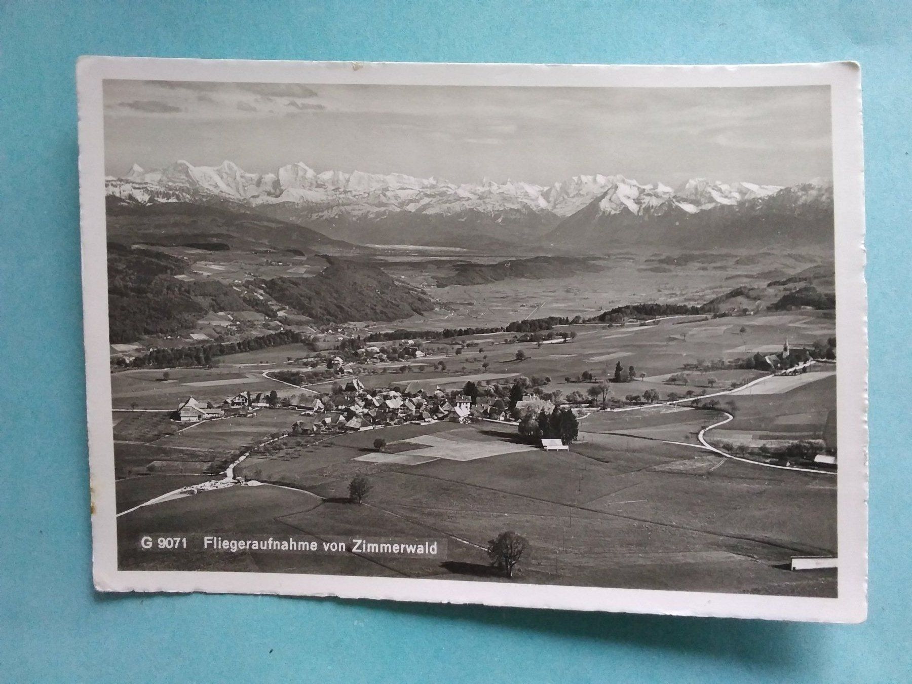 Cartoline postali: BE Zimmerwald Luftbild "Alpar" Bern – Usato da Appenzell venduto da lama19