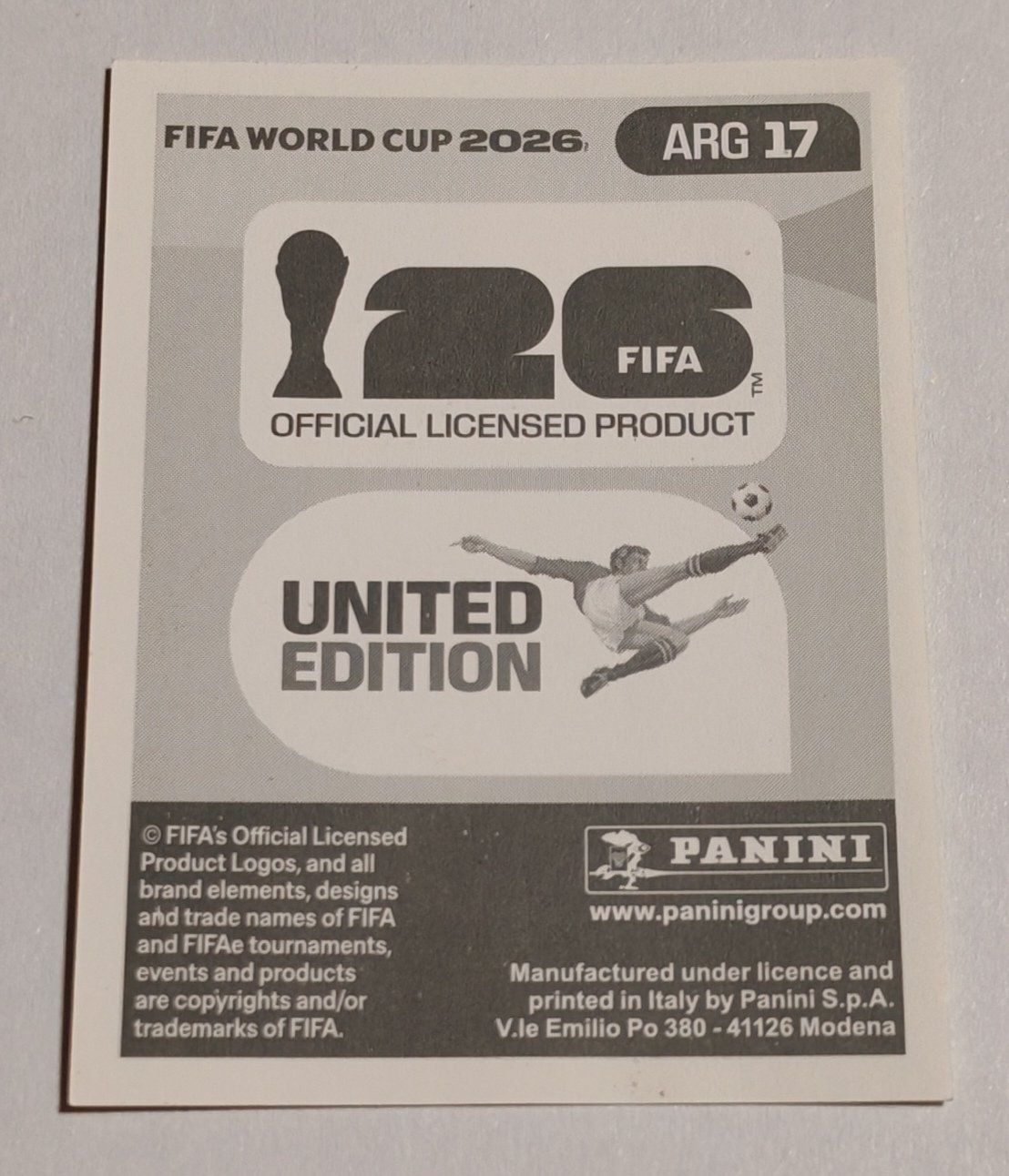 Panini Cartes à collectionner: Lionel Messi - ARG 17 – Neuf (Voir description) à Rietheim par Squaley 1