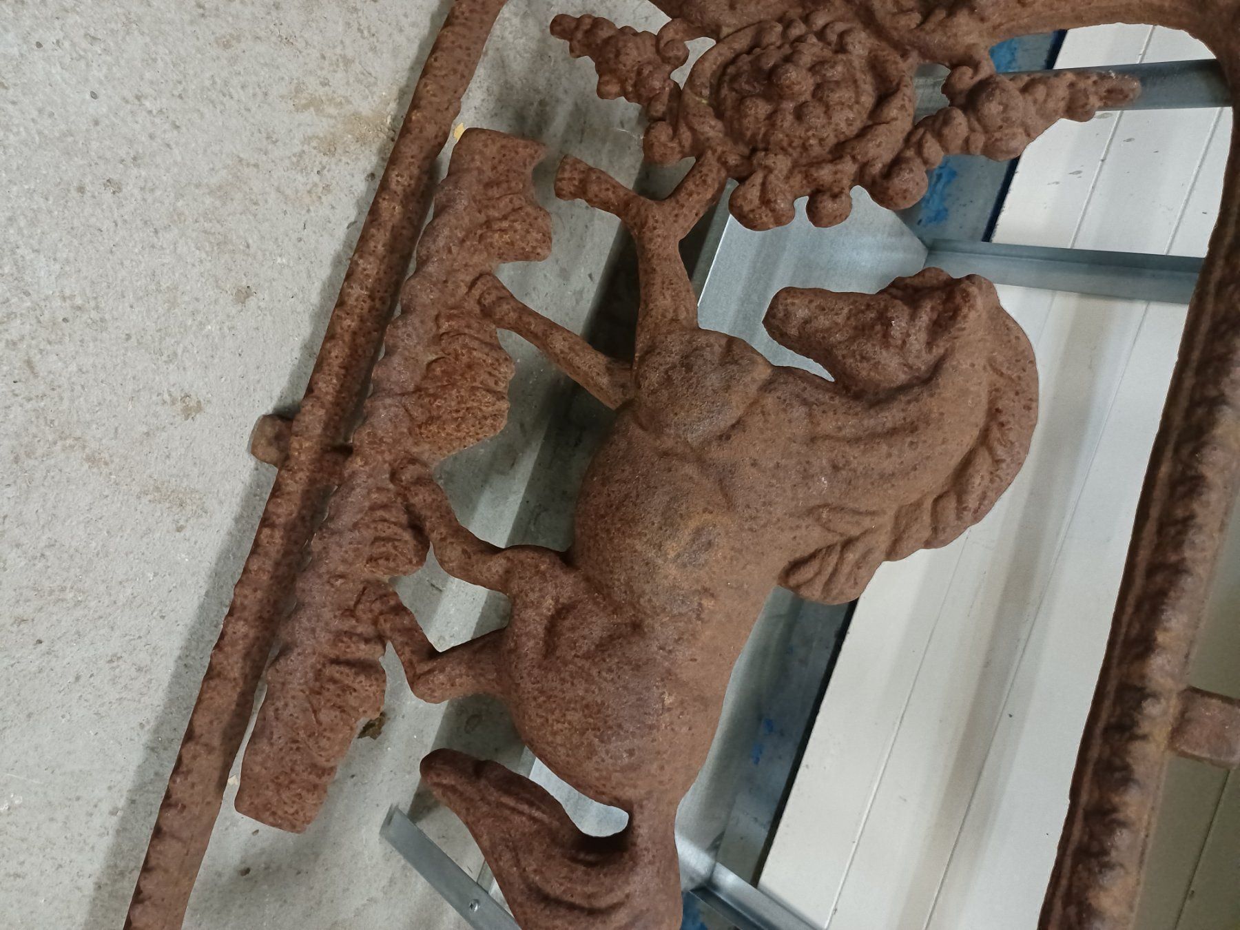 Sculture & Statue: Gusseisen Stahlguss Pferdebild – Usato da Grossdietwil venduto da hufi10 3