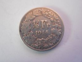50 Rp. 1914 silber