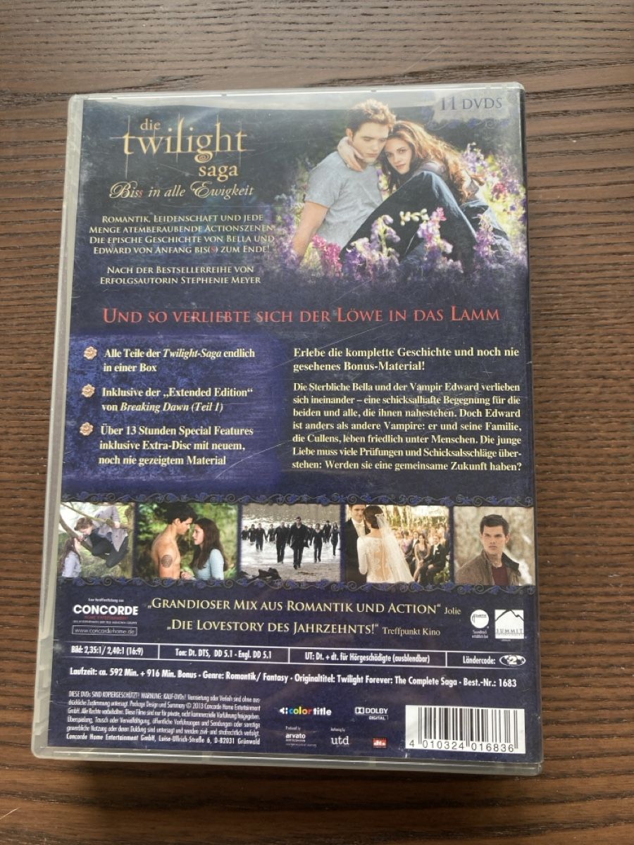 Tutti i DVDs: Die Twilight saga – Usato da Basel venduto da mer_yx9k 1