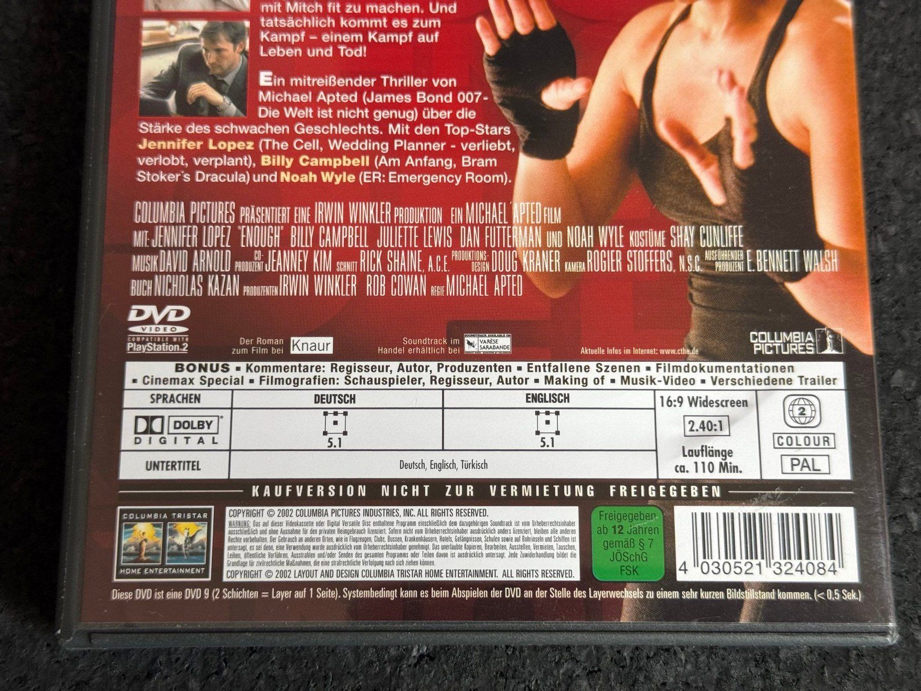 Alle DVDs: Genug "Jeder hat eine Grenze" Special Edition DVD DE/EN – Gebraucht aus Fribourg von tschjoly 3