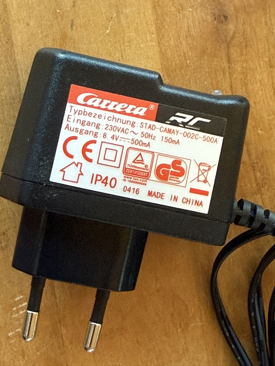 Carrera Akkus, Ladegeräte & Netzgeräte: RC Carrera Netzteil 4V 500mA – Gebraucht aus Koppigen von Baumberger123