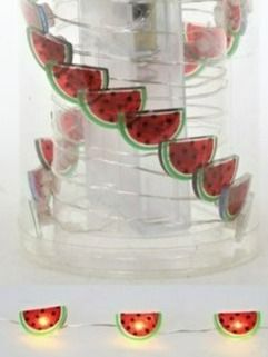 Ghirlande e barre luminose: LED Lichterkette / Girlande Melonen / Wassermelone – Nuovo e nell'imballaggio originale da Schaffhausen venduto da AtelierPudesco 4