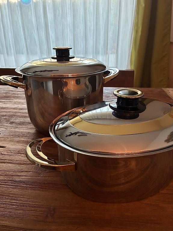 Pentole: 2 grosse edle Kochtöpfe, Fischtopf – Usato da Adlikon venduto da suermel2000 4
