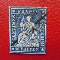23G (23B4) mit Tinten-Entwertung (zwei Linien) +Ortsstempel