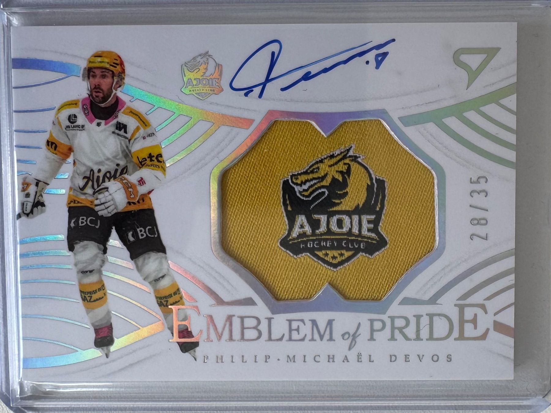 Sportzoo Carte collezionabili: SportZoo Philip-Michael Devos patch auto /35 – Usato da Cham venduto da mcbTCG