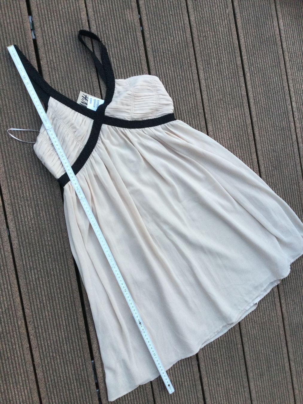H&M Vestiti: Robe beige/noir avec perles, taille 40, NEUF – Nuovo e nell'imballaggio originale da Agiez venduto da chouchanelle 9