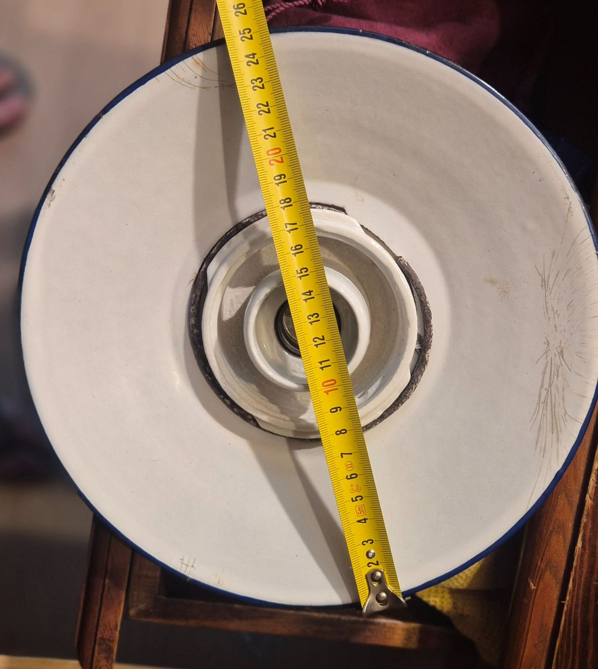 Lampes: antike Emaille Stallampe – D'occasion à Neerach par SilliS 5