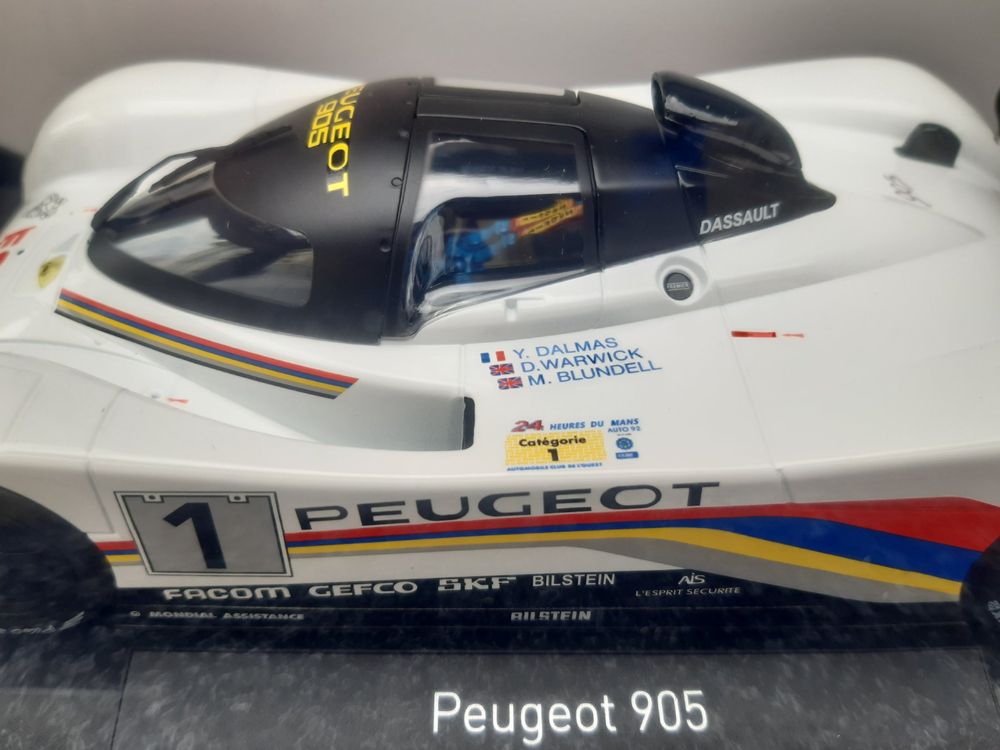 Vitesse Peugeot 905 Le Mans 1992 N°6 Dalmas - Miniature 1/43 - Occasion