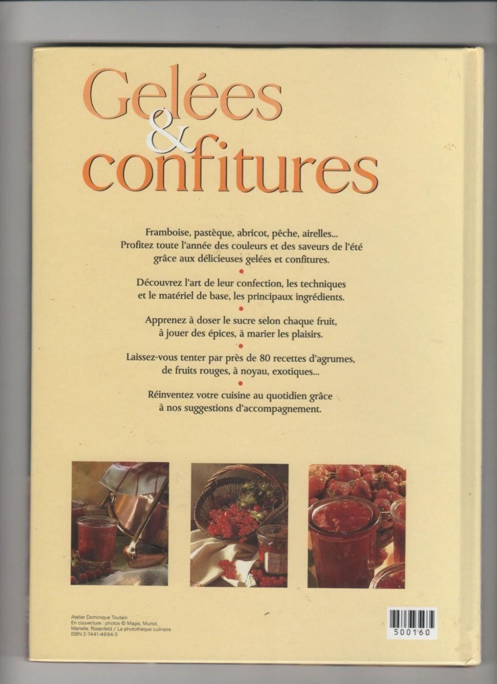 Livres: Gelées & confitures – D'occasion à Neuchâtel par Dualseele 1