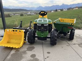 John Deere Rolly Toys Traktor 6210R mit Zubehör