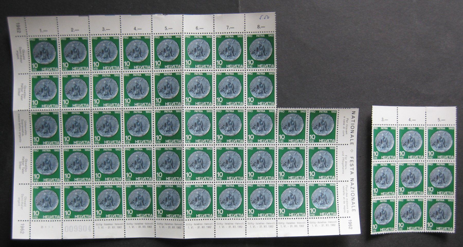 Tous les timbres: PP 1962 postfrisch – Neuf (Voir description) à Frauenfeld par Interessent1 1