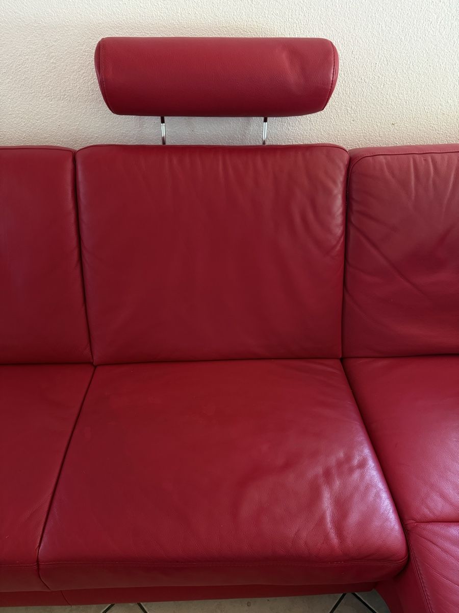 Divani: Sofa Leder Rot – Usato da Wynigen venduto da KaZu79 3