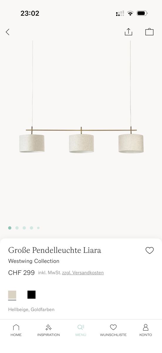 Westwing Lampadari & plafoniere: Pendelleuchte – Nuovo e nell'imballaggio originale da Sirnach venduto da T_m842672 2
