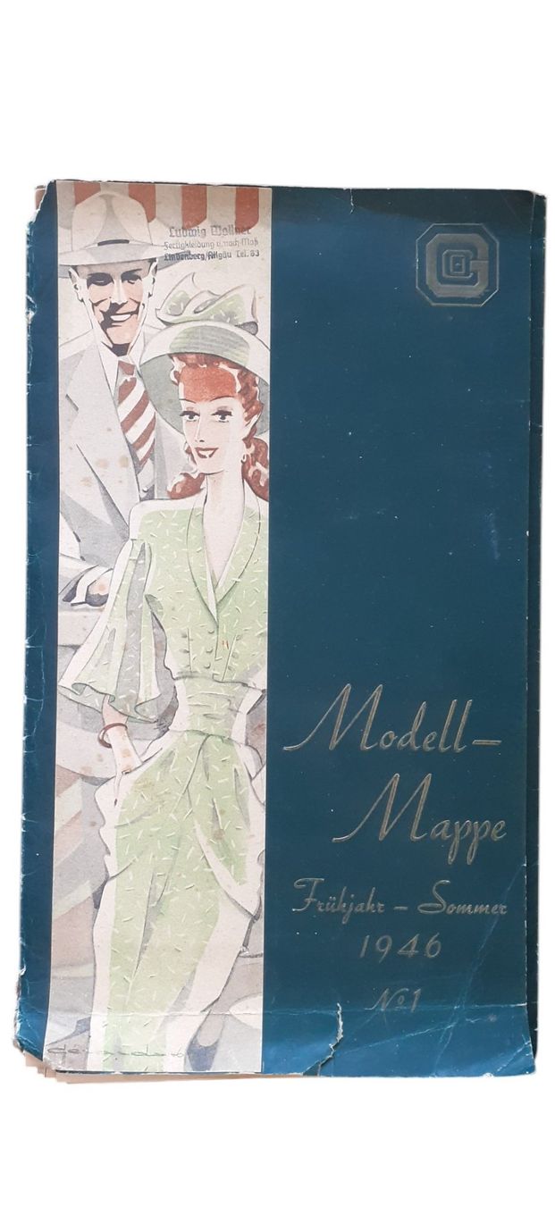 Cartamodelli: Modell-Mappe Mode Frühjahr Sommer 1946 – Usato da Mörschwil venduto da lindaswunderkiste
