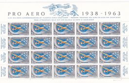 PRO AERO Bogen 1963 25 Jahre postfrisch+++SBK 200.-