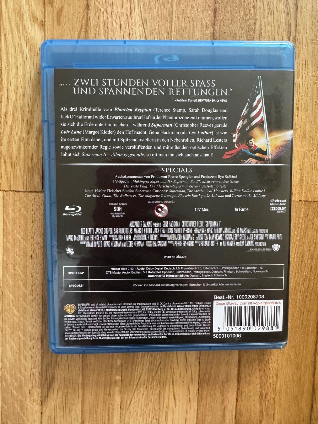 Tutti i DVDs: SUPERMAN II.  (BLU-RAY) – Usato da Basel venduto da san_2qlq 1