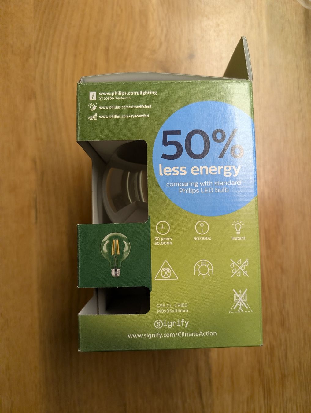 Philips Lampade: Philips LED Globe Lampe, 3 Stück, E27, warmweiss – Nuovo (secondo la descrizione) da Grüt (Gossau ZH) venduto da roflloler