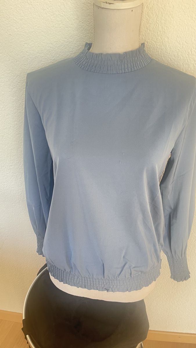 Only Top: Langarmshirt blau highneck  – Difettoso da Altenrhein venduto da Luke2015 2